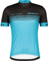 Scott Short Sleeves Cycling Jersey Blue