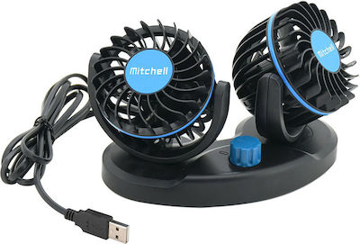 Cleanfox Dublu Ventilator auto 12V