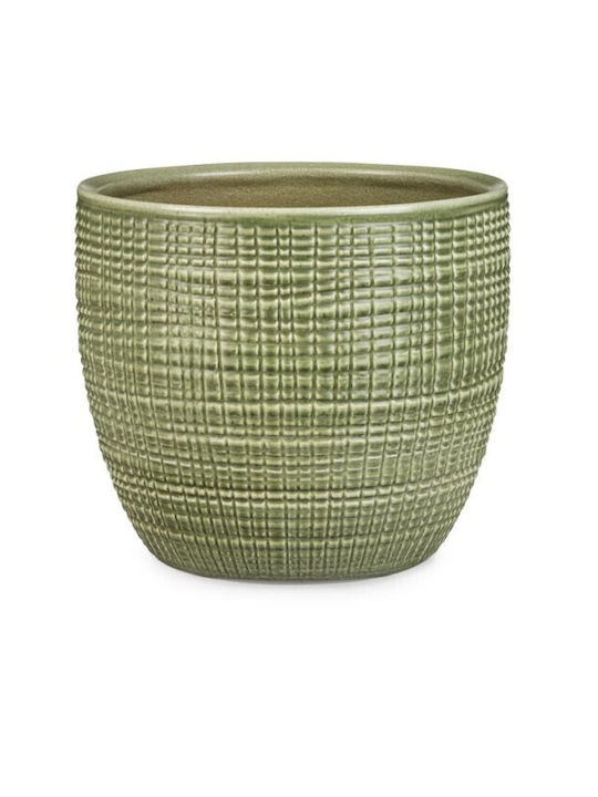 Scheurich Menta Pot Green 22x22cm