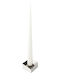 Stoff Nagel Candle Holder Metal in Silver Color 5.5x5.5x3.2cm 1pcs