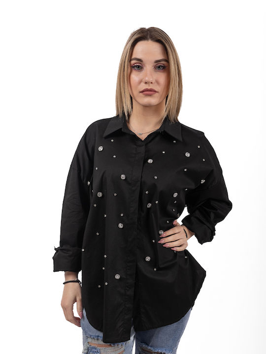 Zeta Otto Women's Long Sleeve Shirt Black