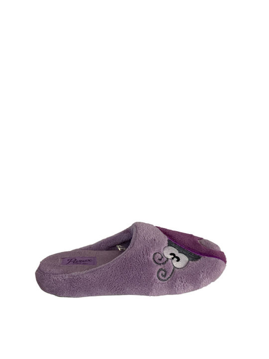 Parex Winter Women's Slippers in Purple color