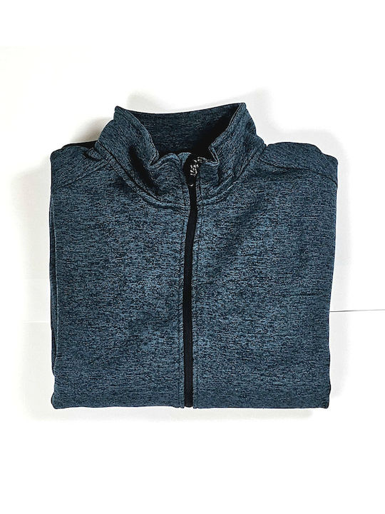 Men's Fleece Cardigan Green