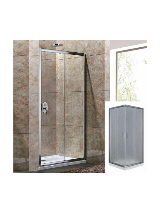 Aquarelle Oia 70 OIA70130-MATT Shower Screen for Shower with Sliding Door 70x180cm Mat