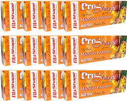 Fit & Shape Proshape Keto Batoane Proteină cu Aromă mango pasiune 12x40gr