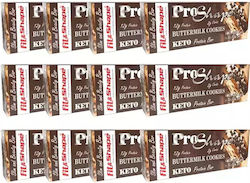 Fit & Shape Proshape Keto Batoane Proteină cu Aromă Fursecuri cu lapte bătut 12x40gr