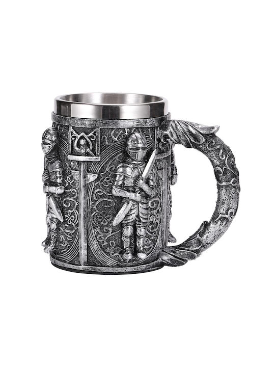 Tasse Metallisch Gray 500ml 1Stück