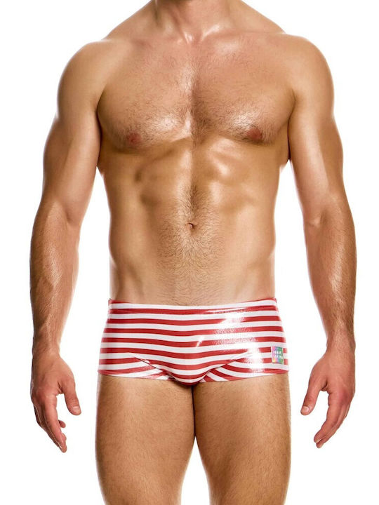 Herren-Bademode Kurze Hosen Rote mit Gestreift DS2421