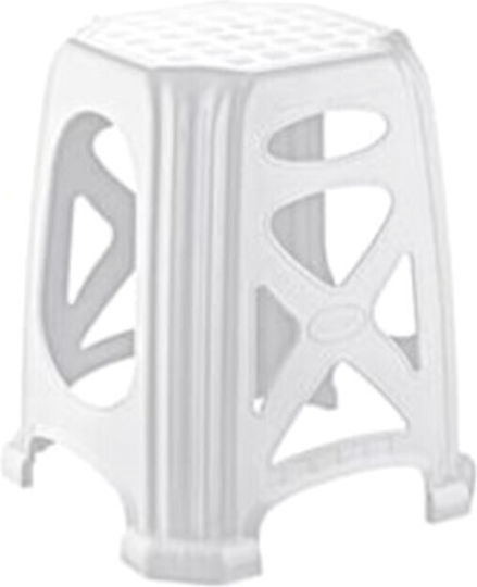 Stool Outdoor Penguin White 38.5x38.5x45.5cm