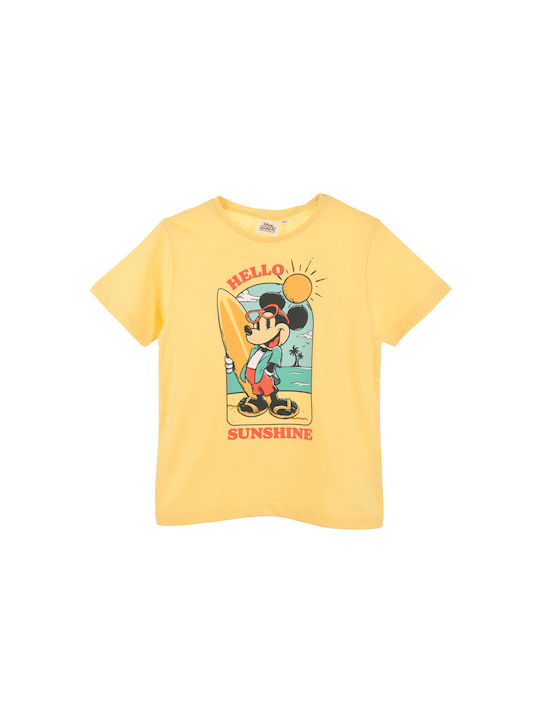 Superheroes Kids T-shirt Yellow