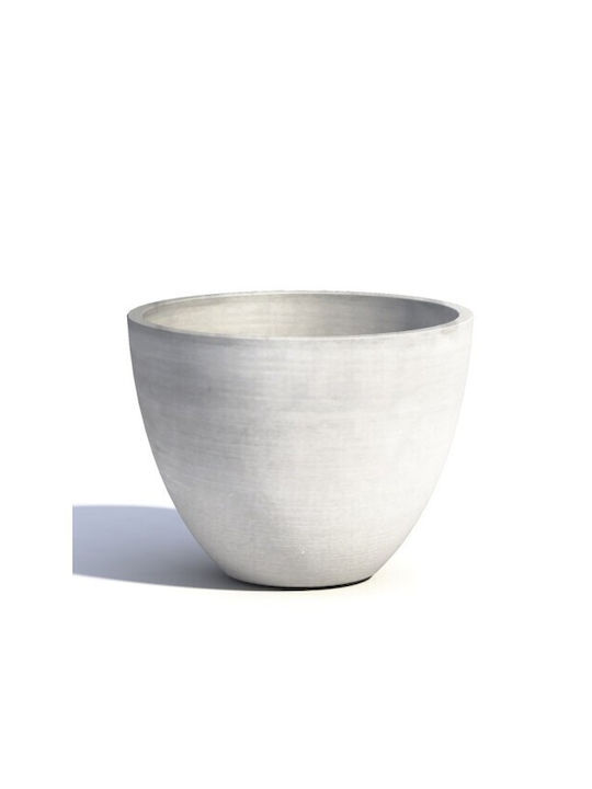 Ecopots Antwerp Flower Pot 50x38cm Grey 74.008.50