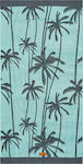Kentia Turquoise Cotton Beach Towel 160x80cm