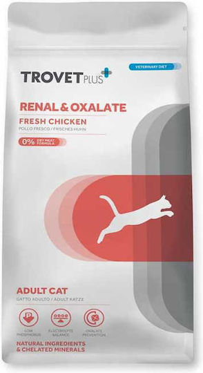Trovet Oxalate Trockenfutter für erwachsene Katzen mit Huhn / Reis / Leber / Ton 1.2kg