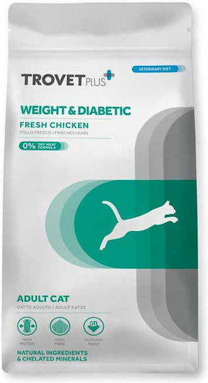 Trovet Weight Trockenfutter Diät für erwachsene Katzen mit Huhn / Kartoffeln / Lachs / Reis / Leber / Ton 2.5kg