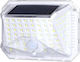 Aigostar Wall Mounted Solar Light with Cold White Light 6500K