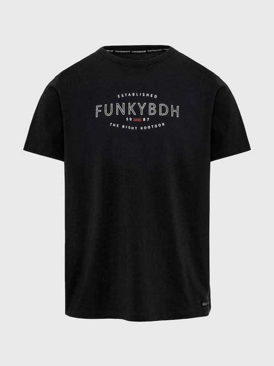 Funky Buddha Men's T-shirt Black
