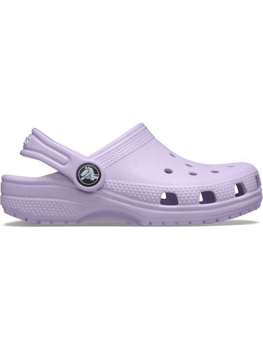 Crocs Classic Clog T Kinder Strand-Clogs Lila