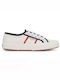 Superga 2750 Damen Sneakers White Avorio-blue Navy-red