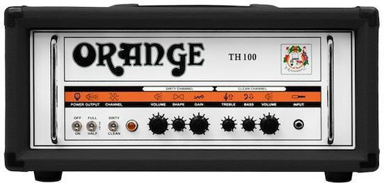 Orange Λαμπάτη Κεφαλή Ηλεκτρικής Κιθάρας 100W Πορτοκαλί
