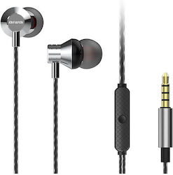 Aiwa 262-AIW-TM50SL În ureche Handsfree cu două căști cu mufă 3.5mm Gri