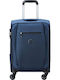 Delsey Rami Βαλίτσα Ταξιδίου Καμπίνας Υφασμάτινη Blue με 4 Ρόδες Ύψους 55εκ.
