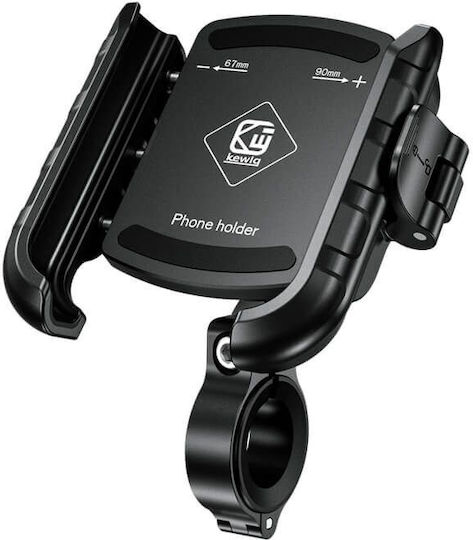Kewig Motorradhalterung Telefon mit verstellbarem Arm für Lenkrad