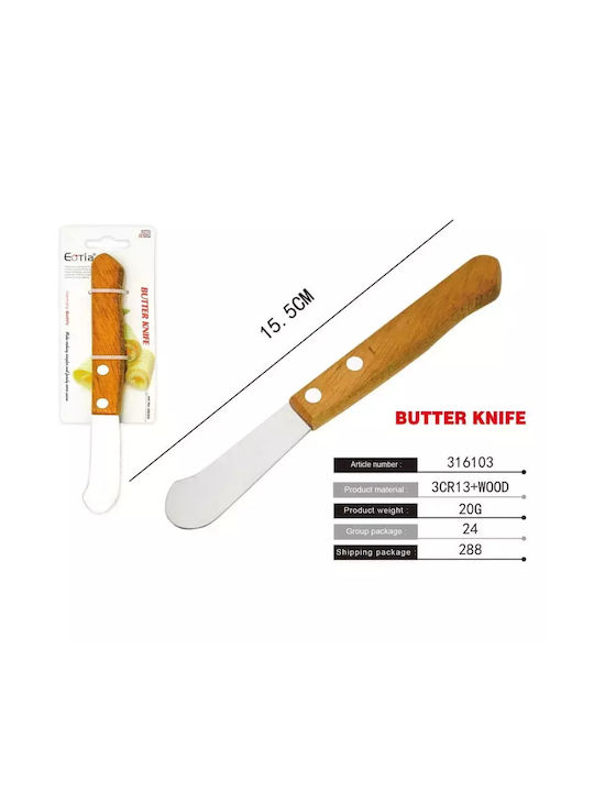 Knife Butter made of Stainless Steel 15.5cm 1pcs 6973382316103