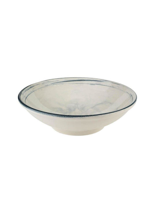 Kutahya Porselen Ceramic Salad Bowl Gray 24x24cm