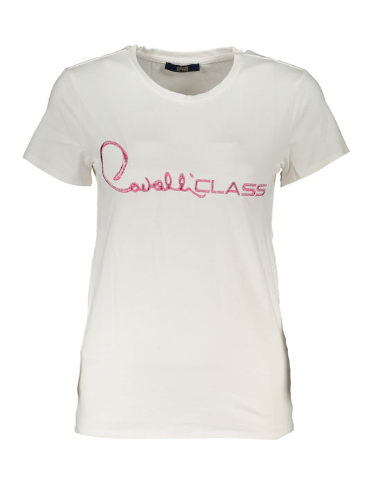 Roberto Cavalli Γυναικείο T-shirt Λευκό