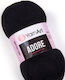 Yarn Art Adore Col. 354 Color Black 100gr 100% ...