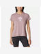 Columbia Women's Athletic T-shirt Purple