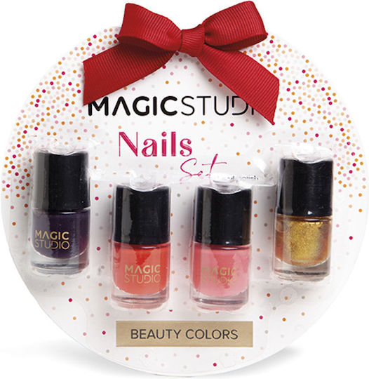 Magic Studio Glossy Σετ Βερνίκια Νυχιών Πολύχρωμο