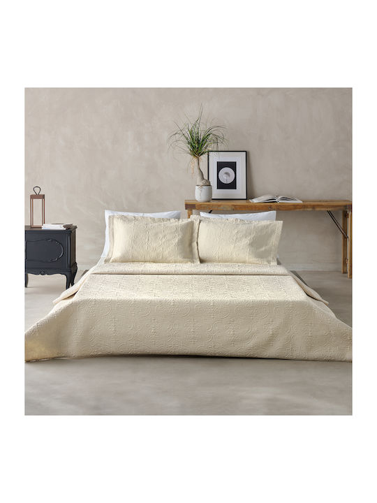 Kentia Tatiana Set Coverlet King Size Cotton 260x250cm 3pcs 000074757