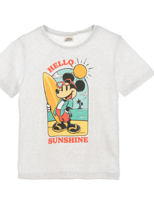 Kids' T-shirt Grey Melange Hello Sunshine