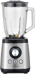 Primo Blender for Smoothies with Glass Jug 1.5lt 1300W Inox