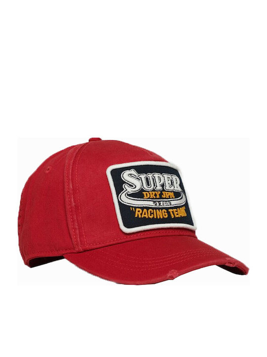 Superdry Graphic Jockey mit Netz Rot