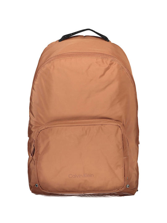 Calvin Klein Men's Fabric Backpack Brown