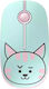 Tellur Pisica Wireless Mouse Albastru