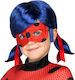 Miraculous Ladybug Αποκριάτικη Περούκα με Κοτσίδες Μπλε
