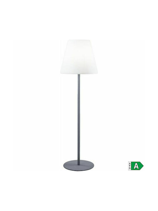 Lumisky Stehlampe H150cm. mit Fassung für Lampe E27 Weiß
