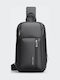Herrentasche Schulter / Crossbody Schwarz