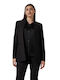 Enzzo Women's Waisted Blazer Black