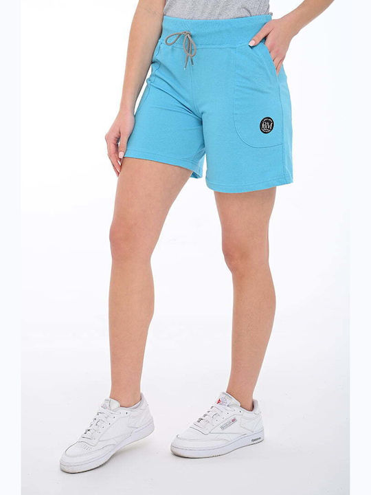 Bodymove Women's Sporty Shorts Light Blue