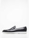 Boss Shoes Men's Leather Moccasins Black