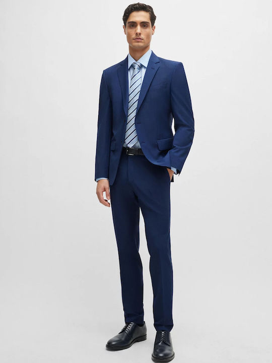 Boss Men's Winter Suit Dark Blue