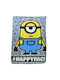 Κουβέρτα Fleece Minions Γκρι 100x150εκ.