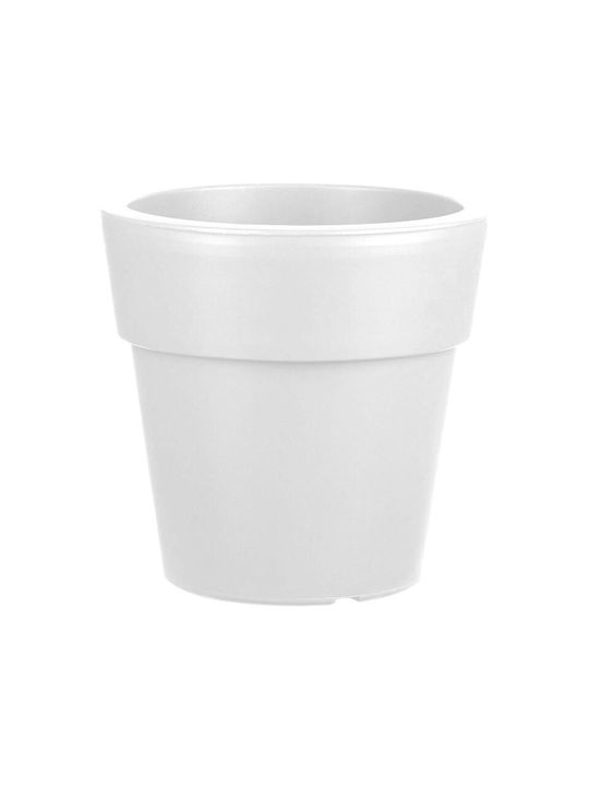 Et Plast Αναΐς Flower Pot 35x33cm White 02.014.10105