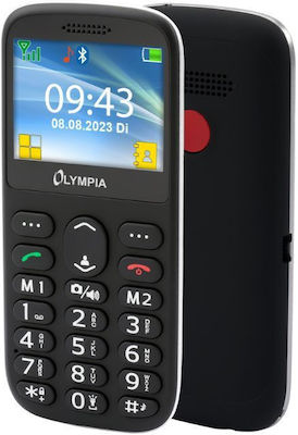 Olympia Sun Dual SIM Handy mit Großen Tasten Schwarz