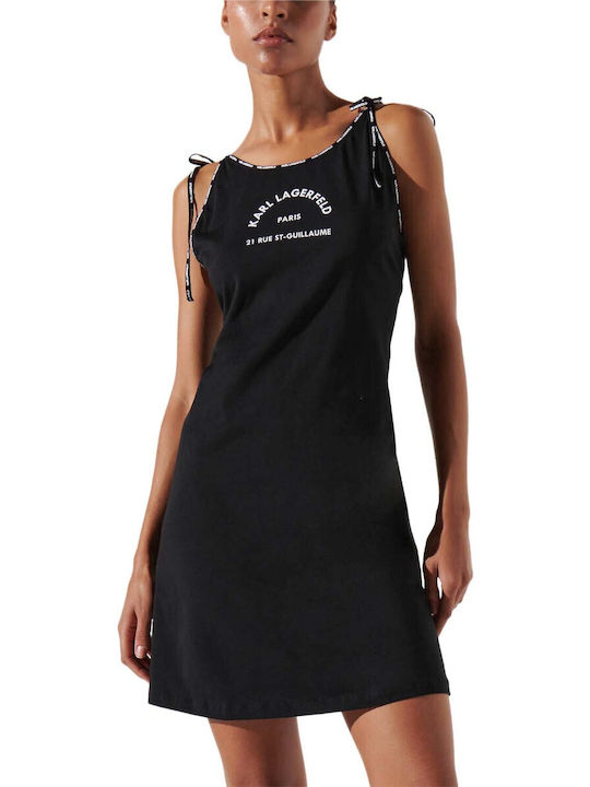 Karl Lagerfeld Sommer Mini Kleid Black