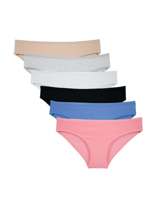 Bonito Baumwolle Damen Slip MultiPack